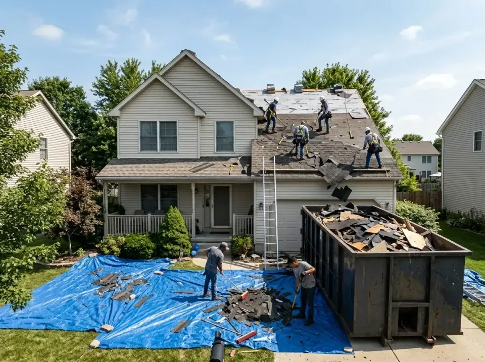 roof-replacement-debris-remova-004 — frequently asked questions, Cheapest Dumpster Rentals in Mount Pleasant, IA